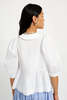 Eliza Faulkner Georgie Blouse - White - Thumbnail 3
