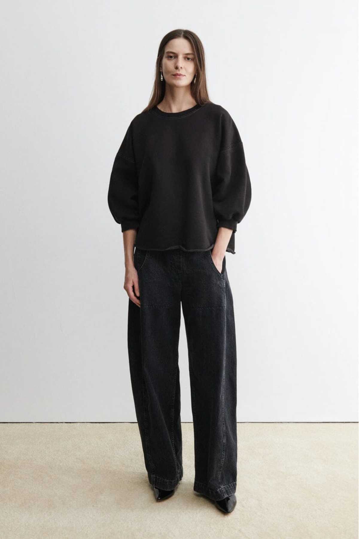 Rachel Comey Fond Sweatshirt - Charcoal - Image 3 of 3