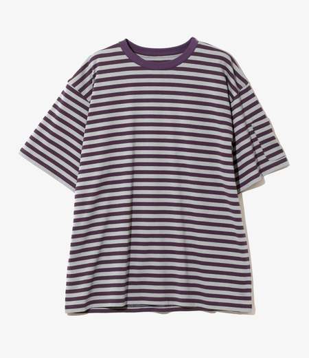 Tシャツ・カットソー NEEDLES Men T Shirts QV362PL WHT WHITE Needles white T-shirt with logo patch | TheDoubleF