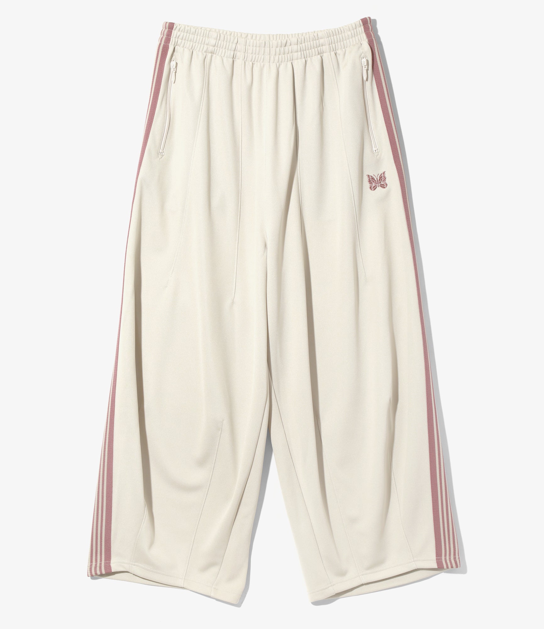 パンツ needles track pant - smooth ivory Poly Smooth H.D. Track Pant - Ivory – Feature
