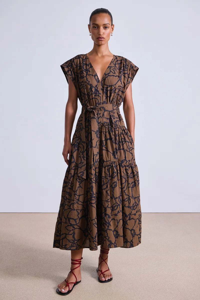 Agathe Tier Maxi in Earthly Delights Batik main image 1