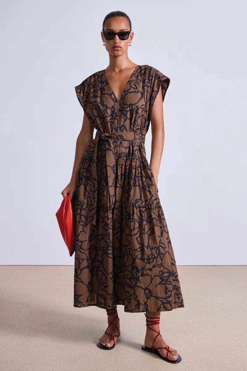 Agathe Tier Maxi in Earthly Delights Batik main image 0