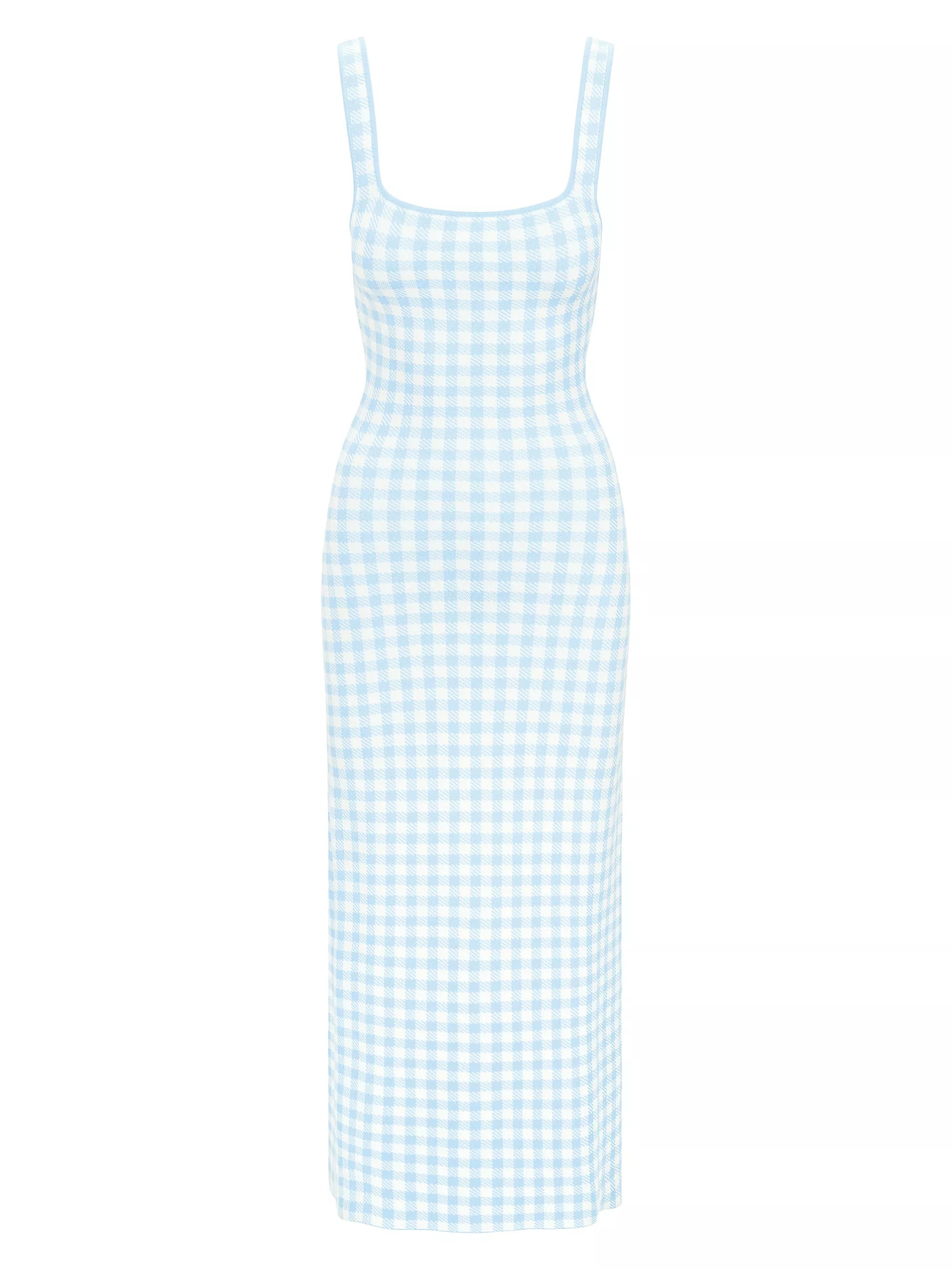 staud katie gingham midi-dress STAUD Katie Dress