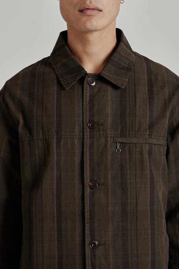 Nanamica Plaid Dock Jacket - Brown | Garmentory