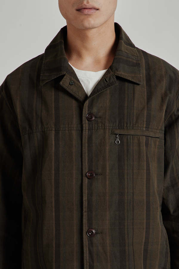 Nanamica Plaid Dock Jacket - Brown | Garmentory