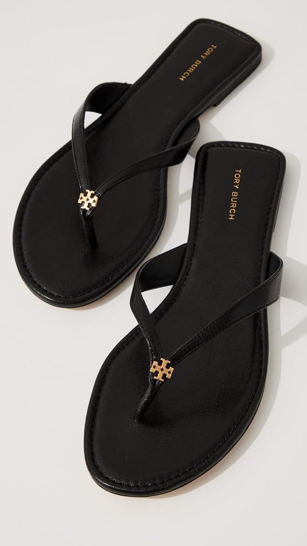 Tory Burch Classic Flip Flop Perfect Black on Garmentory