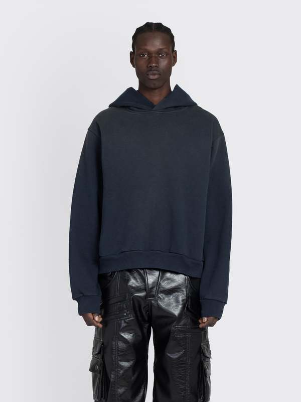 Acne Studios LOGO HOODED SWEATER パーカー　S Acne Studios - Hooded sweater logo patch - Faded black