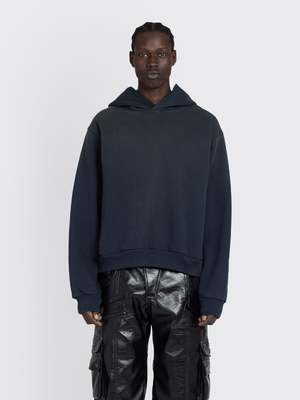 Acne Studios Logo Hooded Sweater - Black | Garmentory