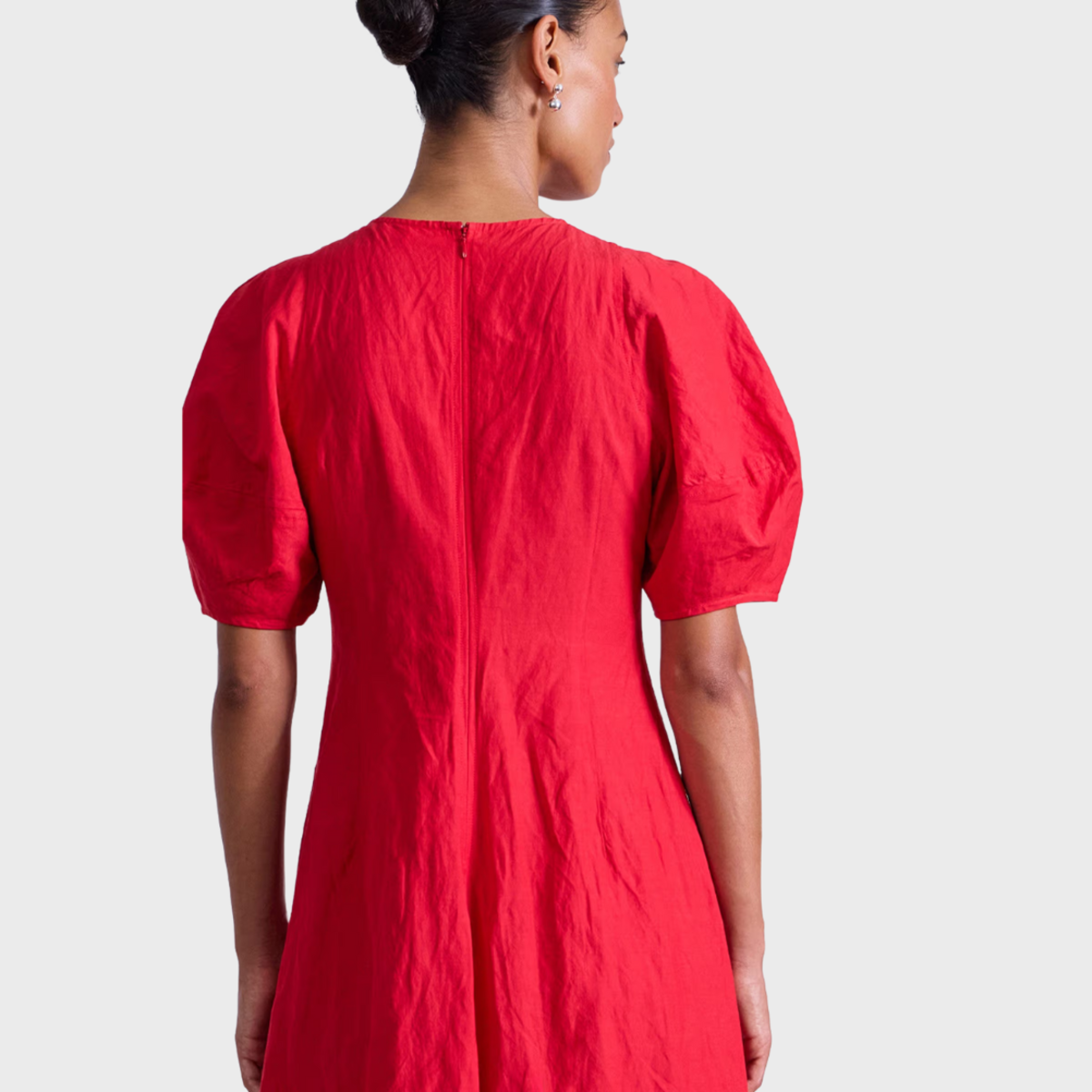 Apiece Apart Bettina Dress - Red - Image 4 of 4