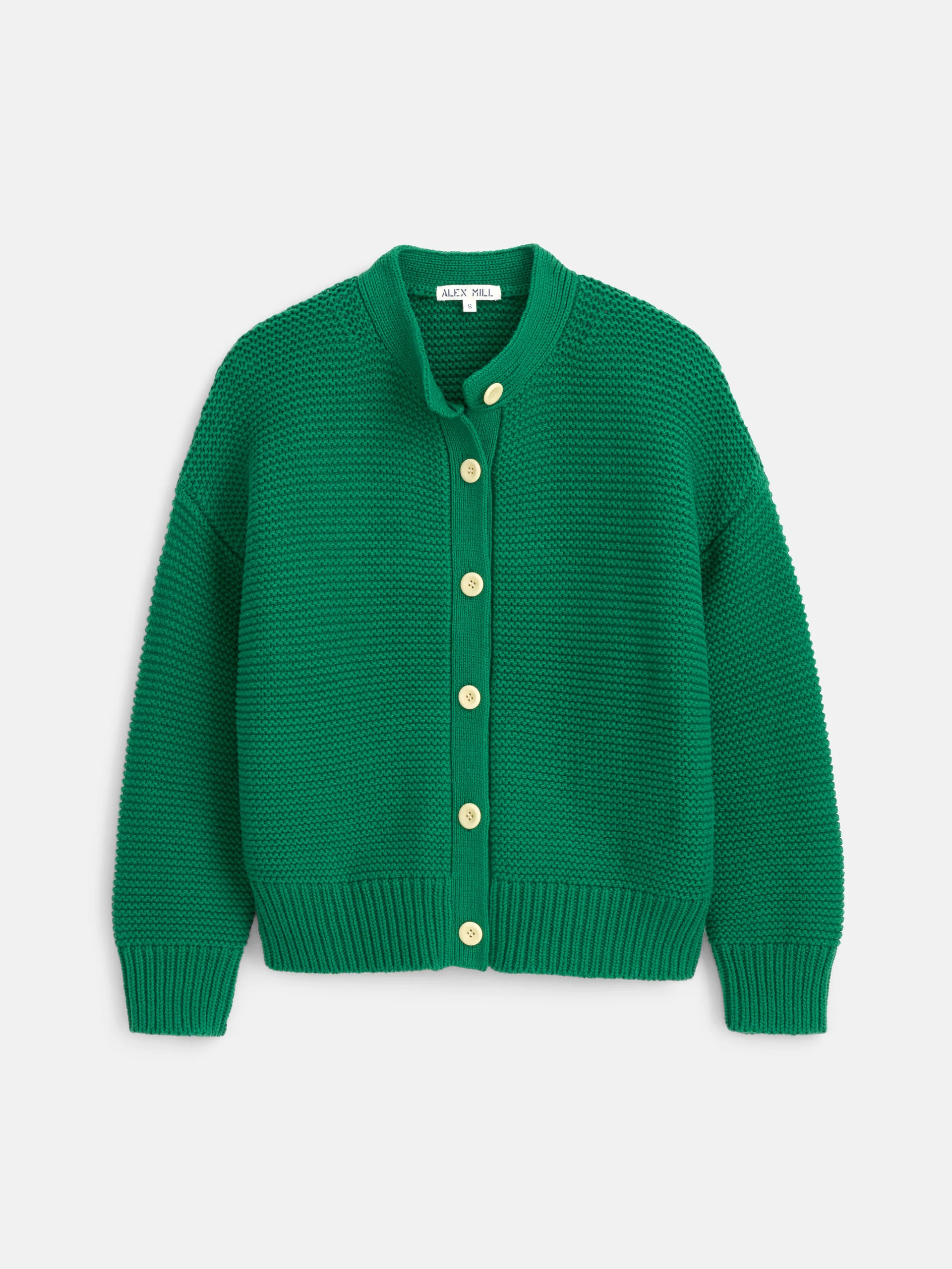 Alex Mill Nico Chunky Cardigan - Verdant Green | Garmentory