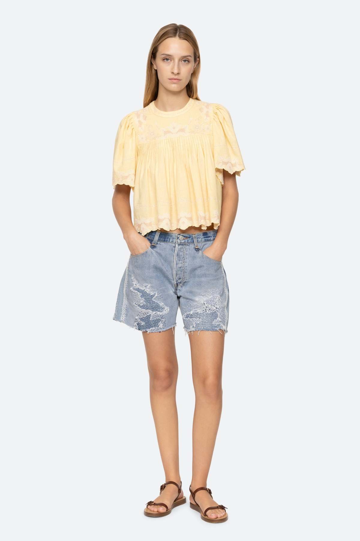 Sea-NY-Vesna-Embroidery-Short-  