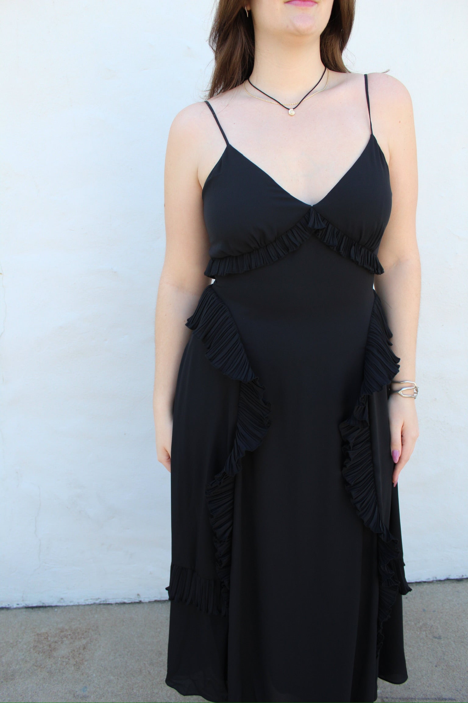 Sea NY Delilah Slip Dress - Black | Garmentory