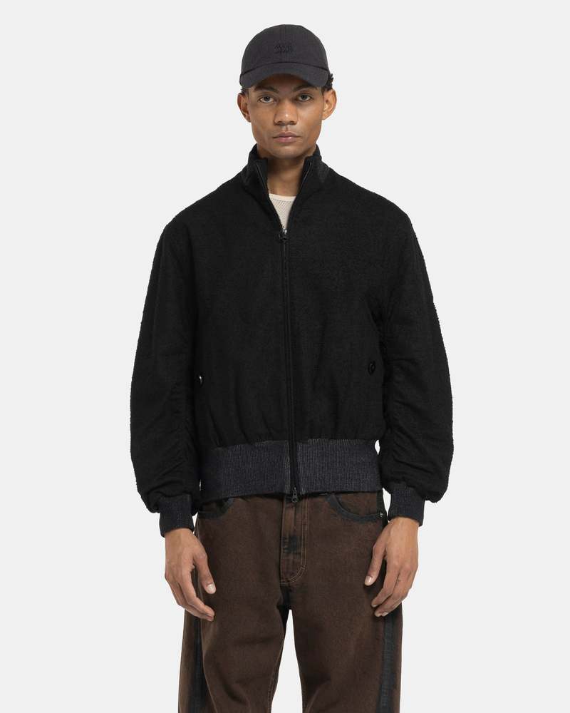 COMMON DIVISOR Cassien Stand Collar Jacket - Black