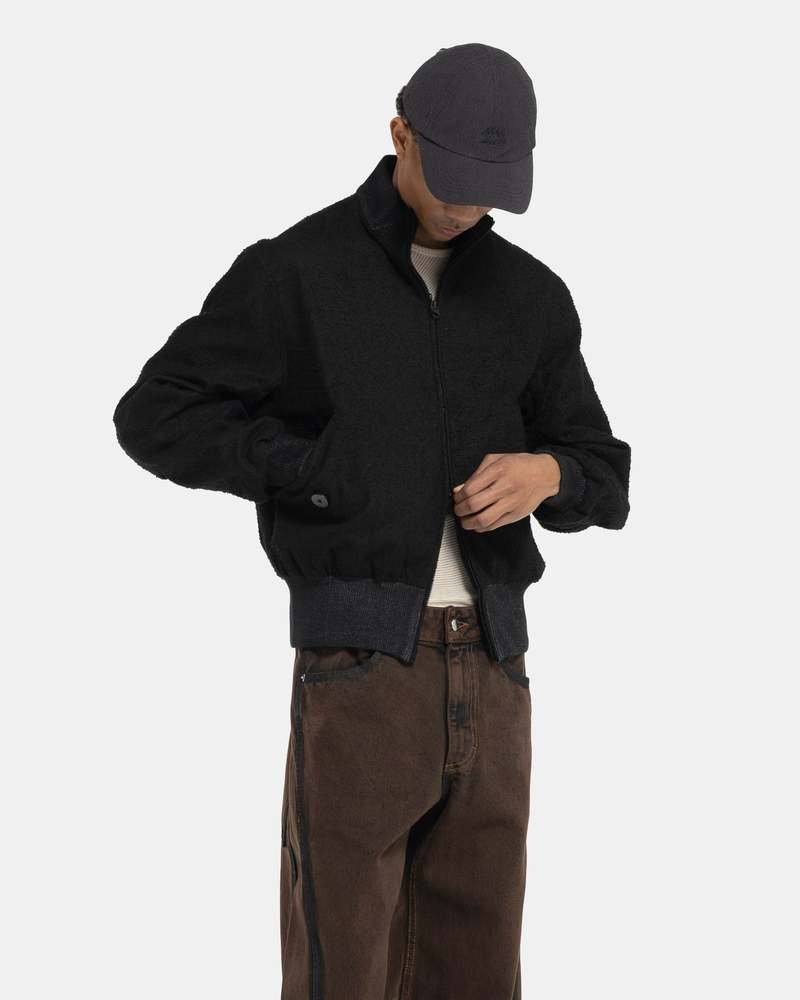 COMMON DIVISOR Cassien Stand Collar Jacket - Black