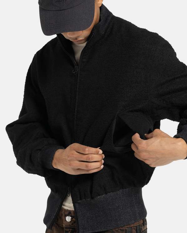 COMMON DIVISOR Cassien Stand Collar Jacket - Black