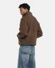 COMMON DIVISOR Contour Woolen Cloth Jacket - Brown - Thumbnail 3