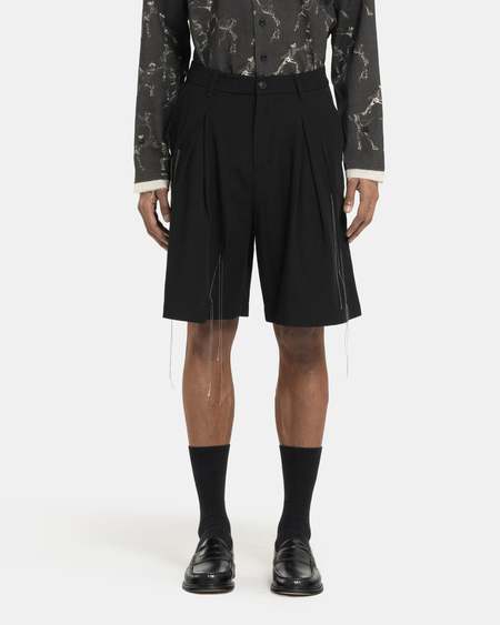 Professor.E Object-dyed Shorts - Black | Garmentory