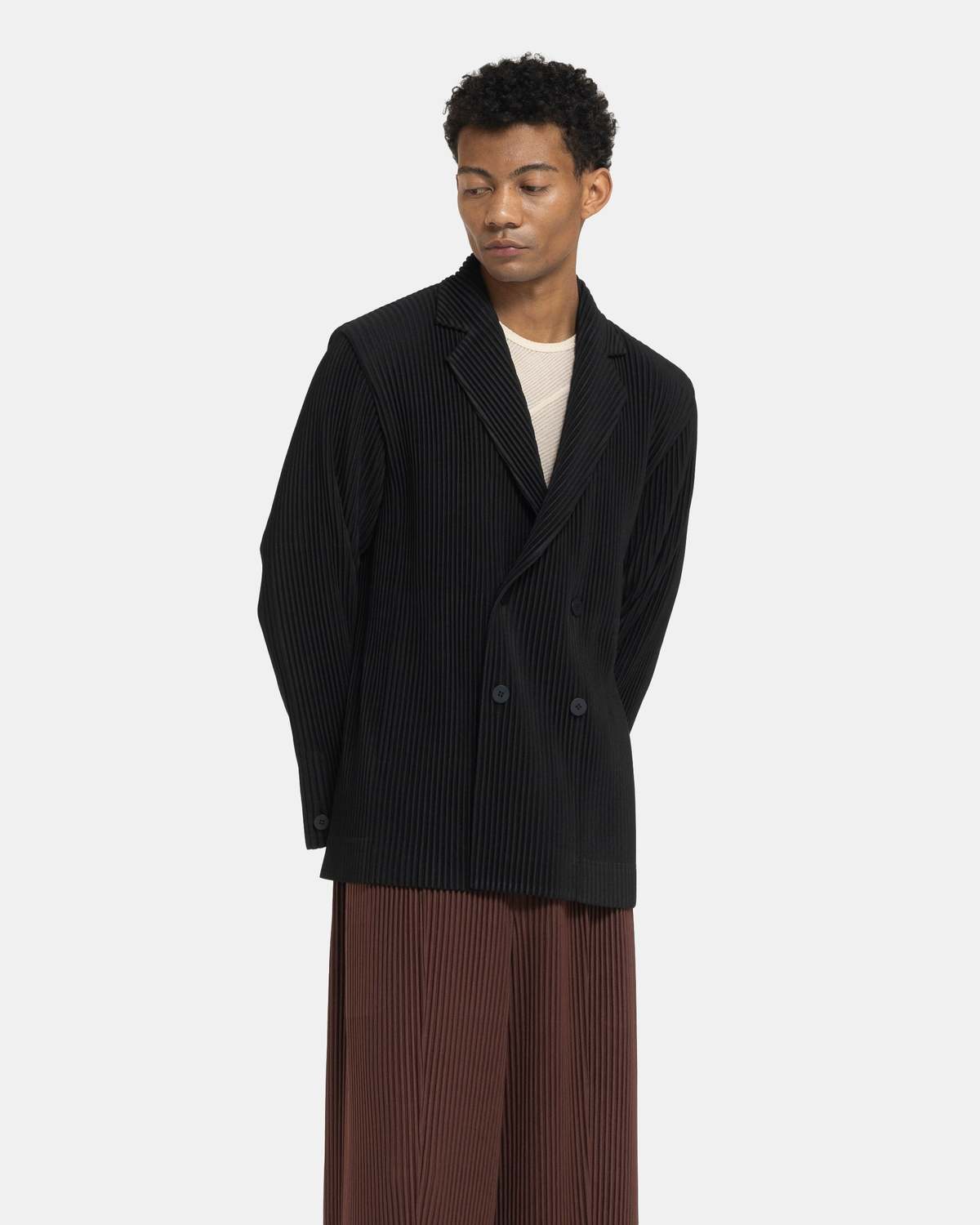HOMME PLISSE ISSEY MIYAKE Tailored Pleats 1 - Black | Garmentory