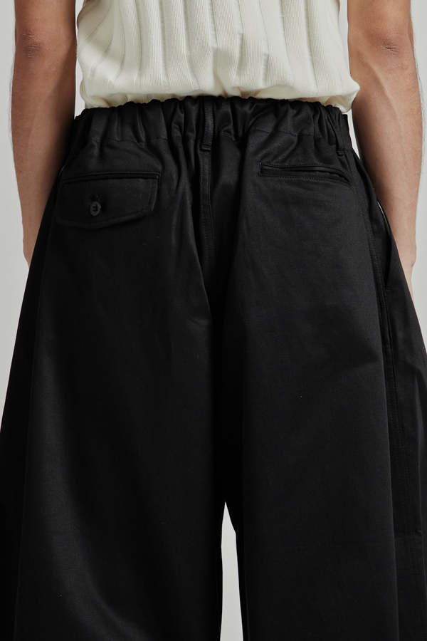 パンツ 23SS IS-NESS BALLOON EZ PANTS BLACK is-ness Balloon EZ Pants - Black | Garmentory