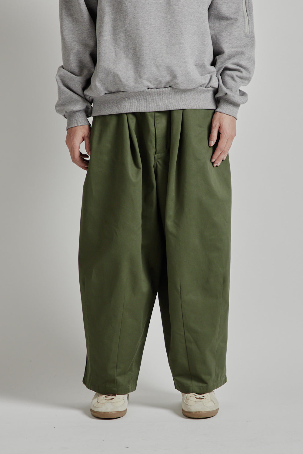 is-ness Balloon EZ Pants - Khaki | Garmentory