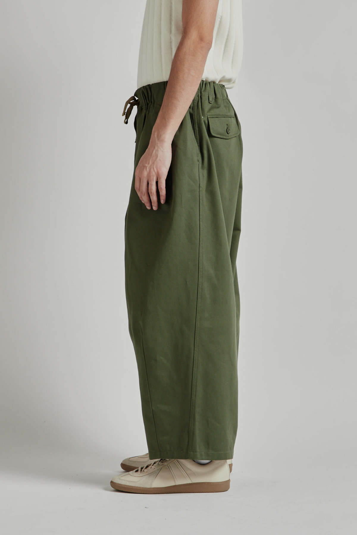 is-ness Balloon EZ Pants - Khaki | Garmentory