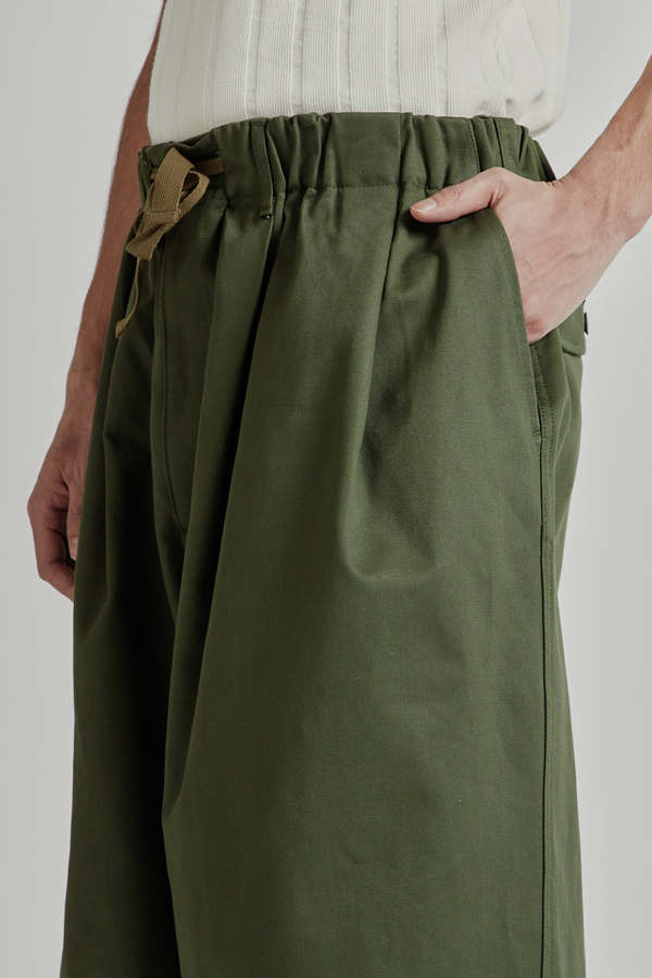 is-ness Balloon EZ Pants - Khaki | Garmentory