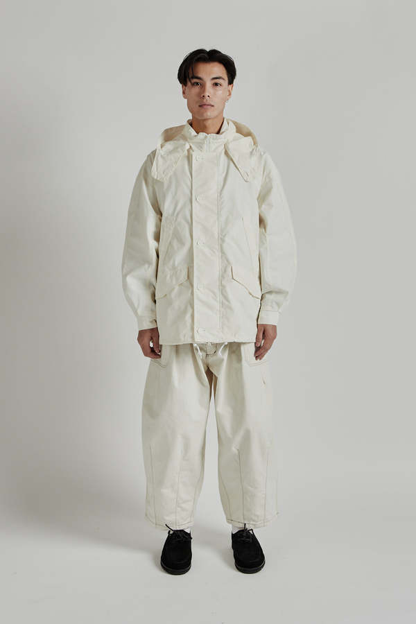 is-ness Hoodie Jacket - Off White x White | Garmentory