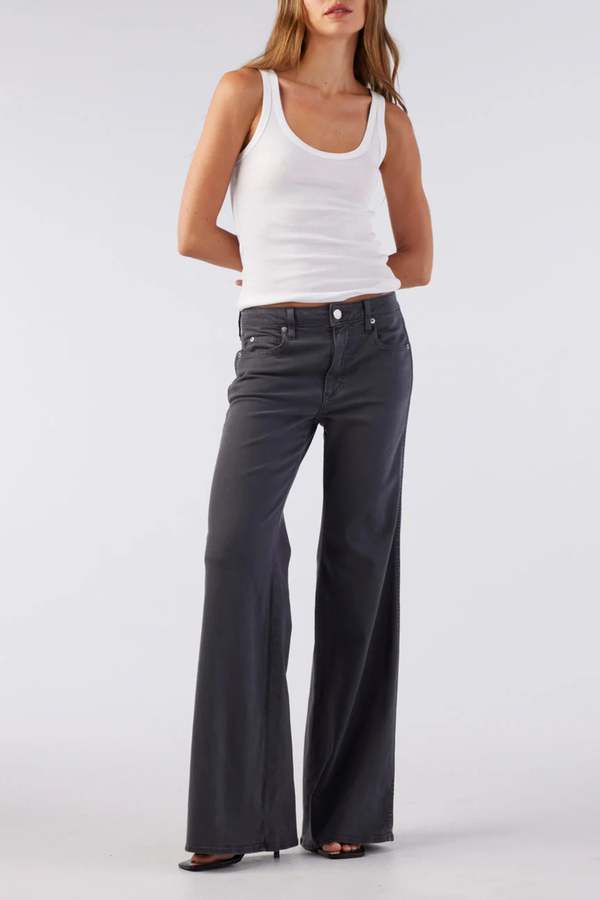 AMO Denim Elizabeth Flare - Pewter