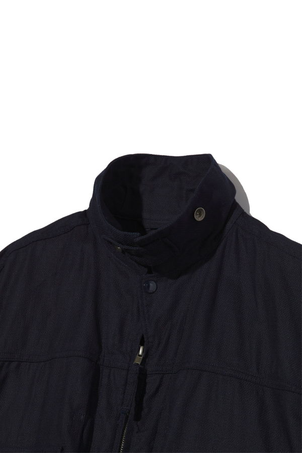 Engineered Garments Trucker Jacket - Dark Navy CL Java Cloth