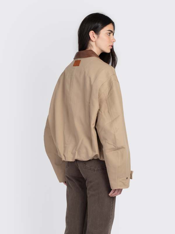 Acne Studios Twill Jacket - Khaki Beige | Garmentory