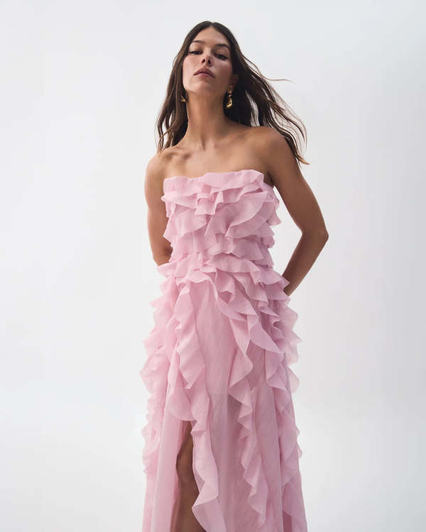 Aje Allairie Gown - Chalk Pink | Garmentory