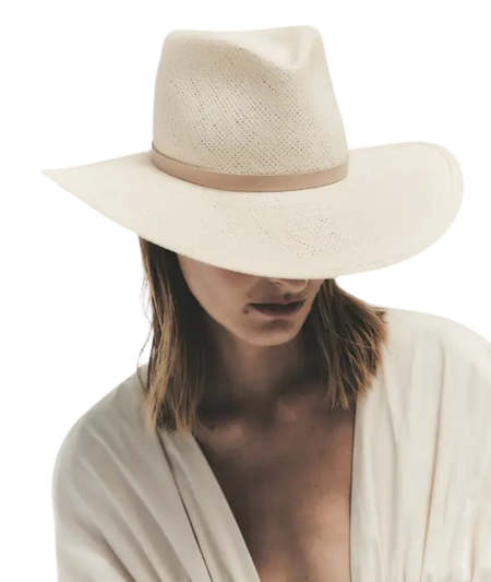 JANESSA LEONE　 DEMITRIA Janessa Leone Demetria Hat - Beige | Garmentory