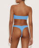Hunza G Tina Strapless Bikini Set - Cornflower - Thumbnail 4