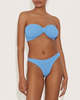 Hunza G Tina Strapless Bikini Set - Cornflower - Thumbnail 5