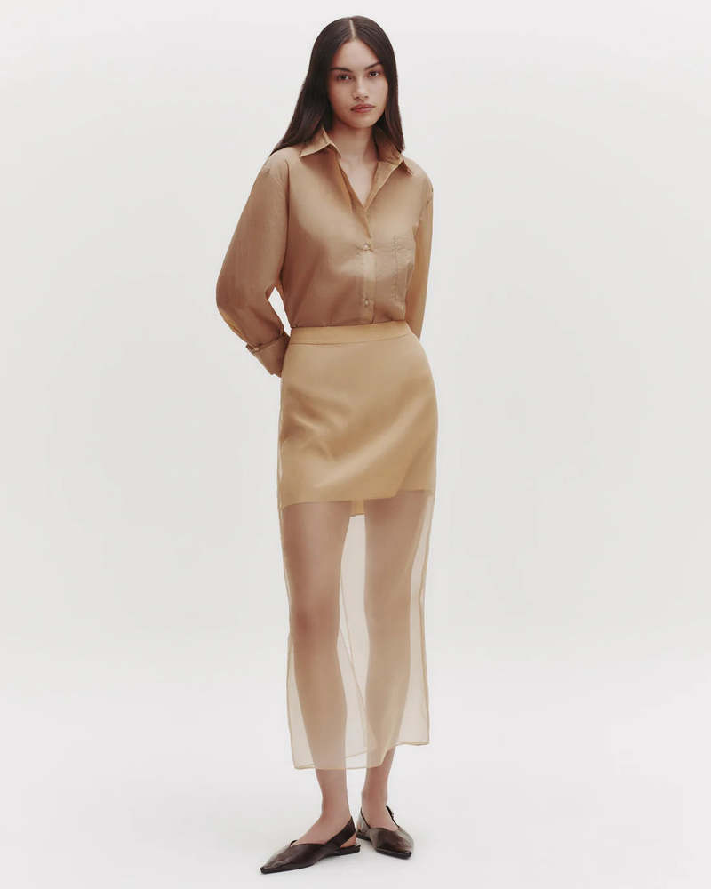 TWP Next Morning Shirt - Khaki TWP Next Morning Shirt - Khaki