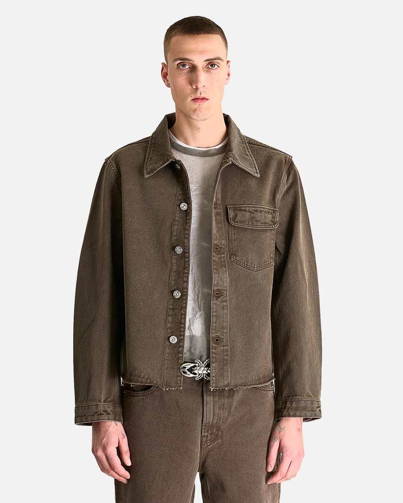 Our Legacy Cut Rebirth Jacket - Choco Overdye | Garmentory
