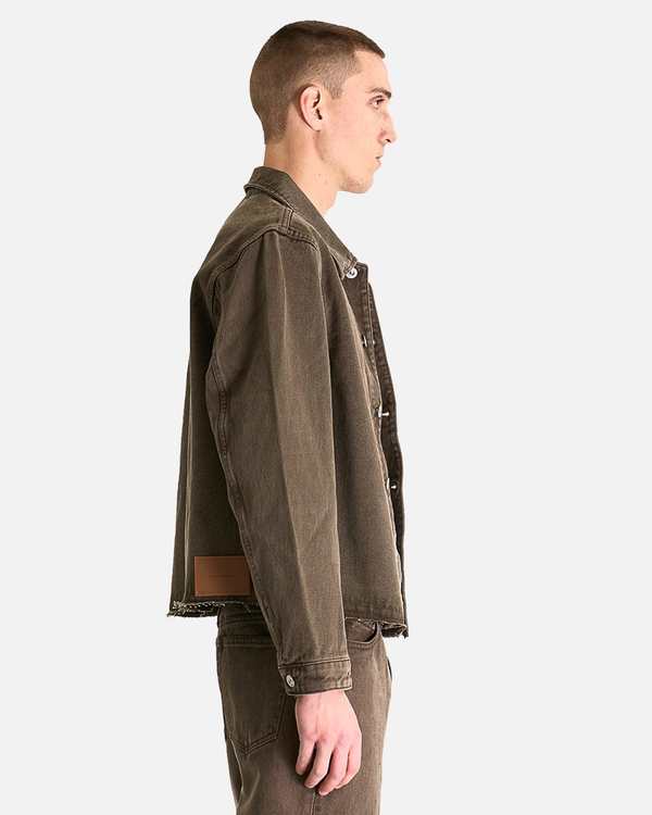 Our Legacy Cut Rebirth Jacket - Choco Overdye | Garmentory