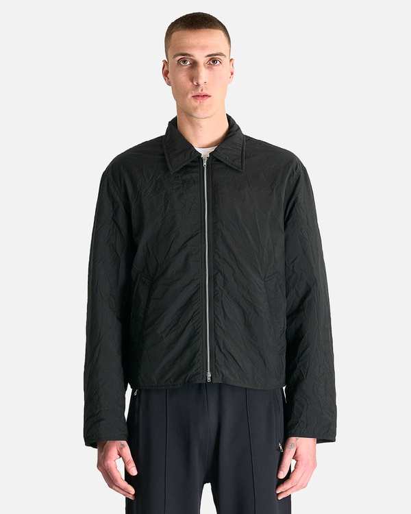 Our Legacy Slight Jacket - Shining Black Crinkle Solaro | Garmentory