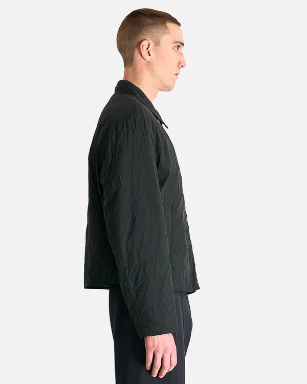 Our Legacy Slight Jacket - Shining Black Crinkle Solaro | Garmentory