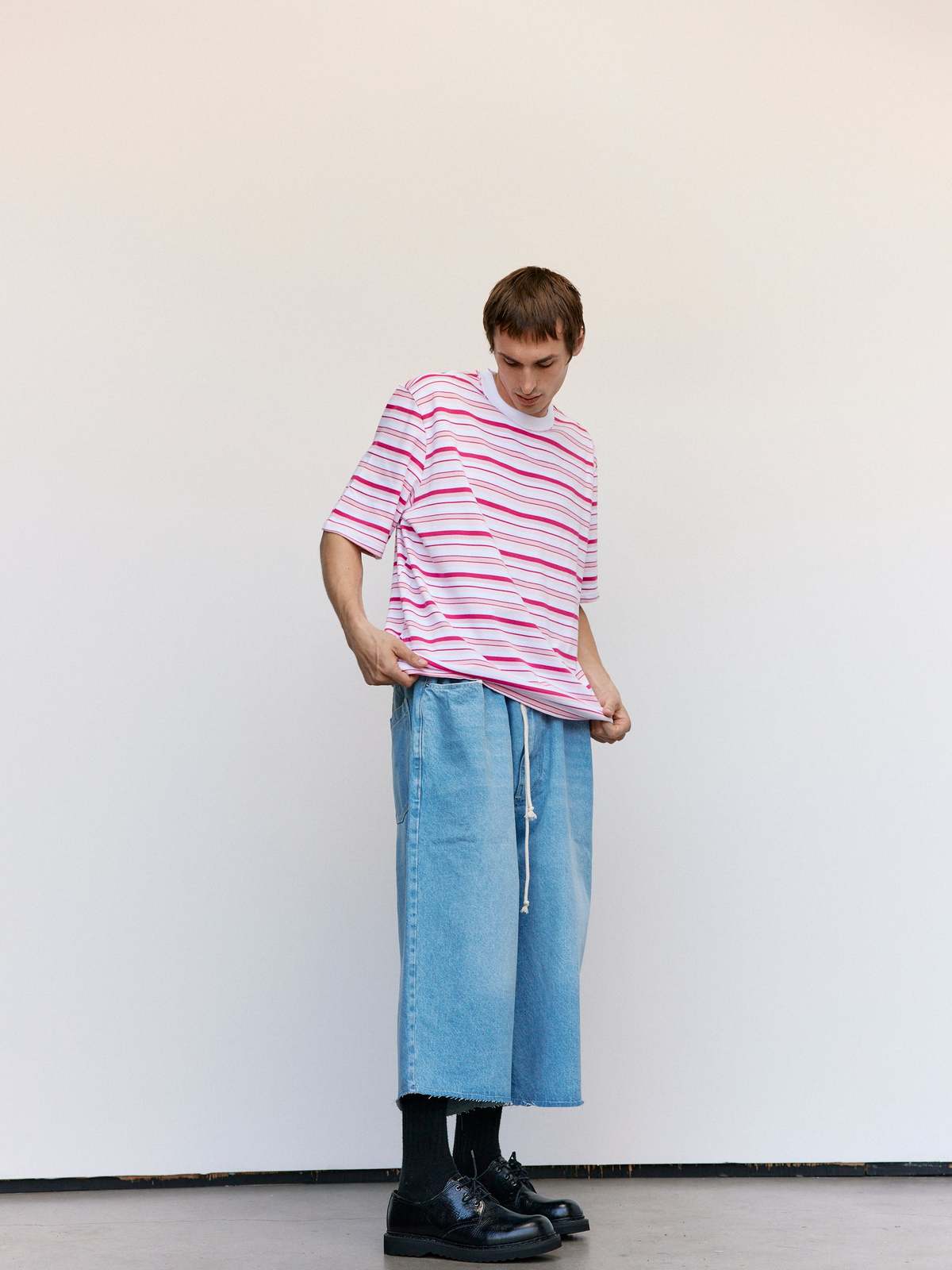 b*s様 CAMIEL FORTGENS BIG TEE HEAVY JERSE Camiel Fortgens Heavy Jersey SS Big Tee - Indigo Dye