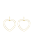 SUNDAY STEPHENS Love Heart Earrings - Gold - Thumbnail 1