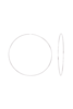 SUNDAY STEPHENS Ten-Love Hoops - Silver - Thumbnail 1
