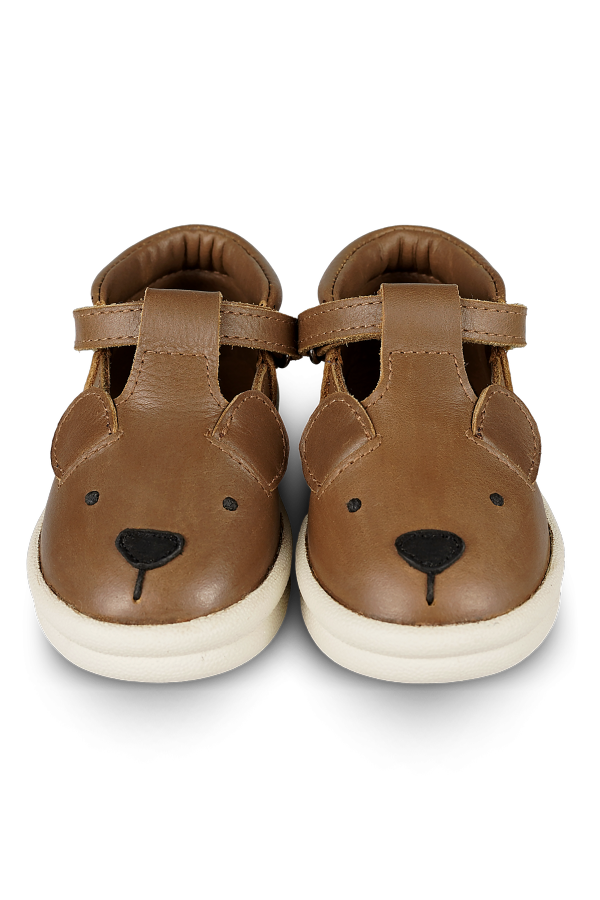 KIDS Donsje Zazo Classic Shoes - Cognac Classic Leather