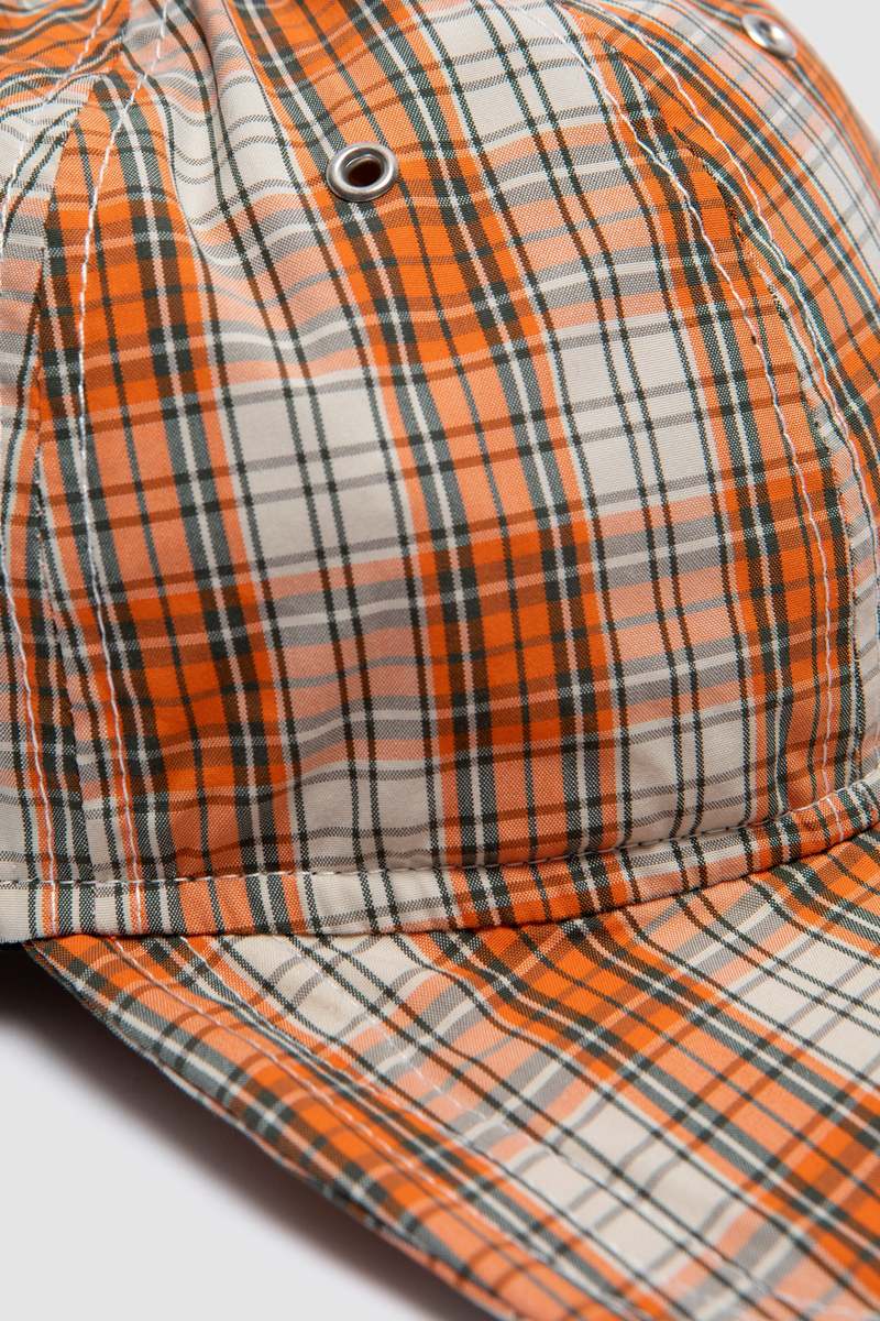 Camiel Fortgens Tech. Cotton Cap - Orange Check | Garmentory
