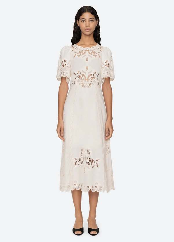 Sea NY Gianna Dress - Bone | Garmentory Sea NY Gianna Dress - Bone | Garmentory