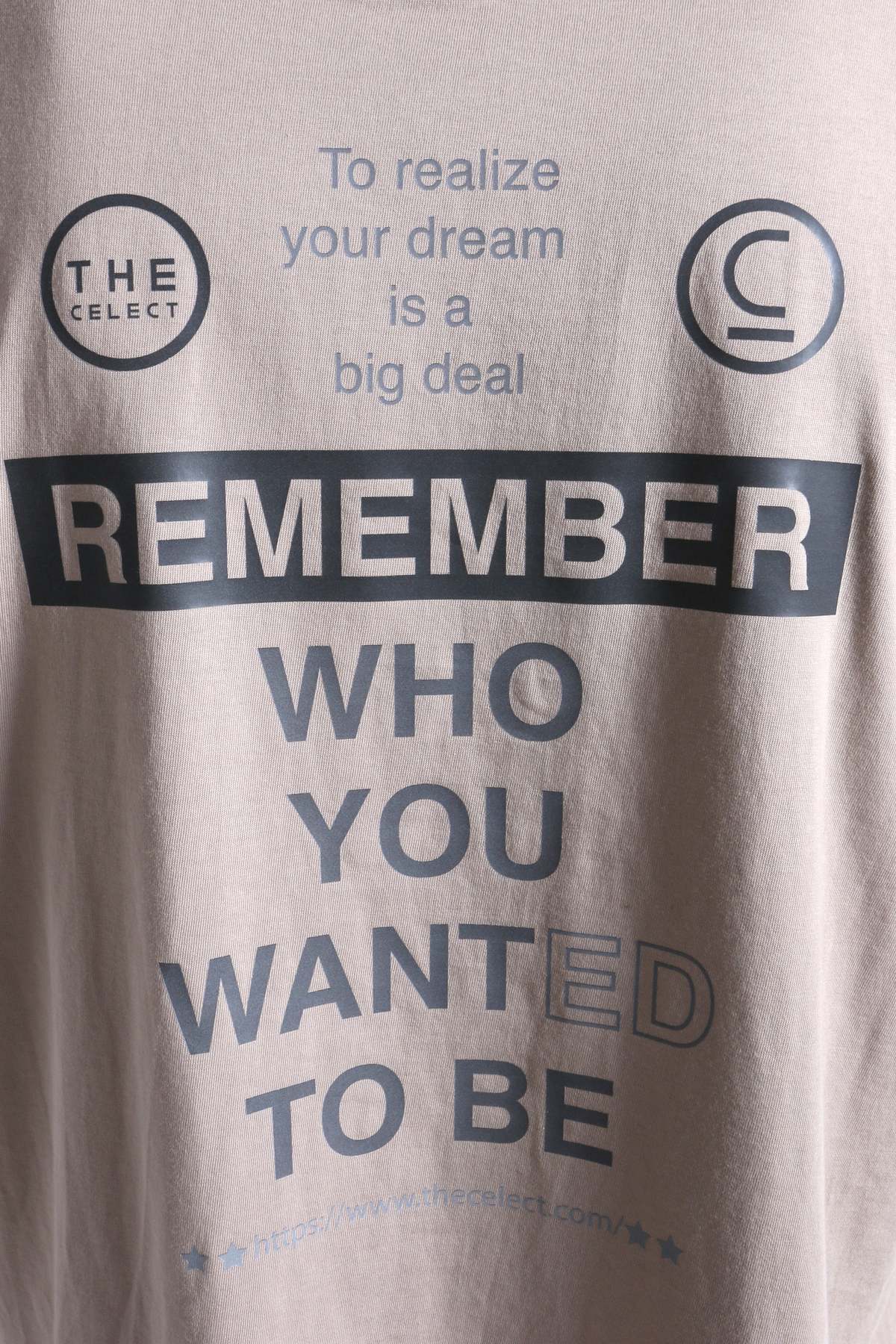 THE CELECT Stubby Huge T Tee - Beige - Image 3 of 3