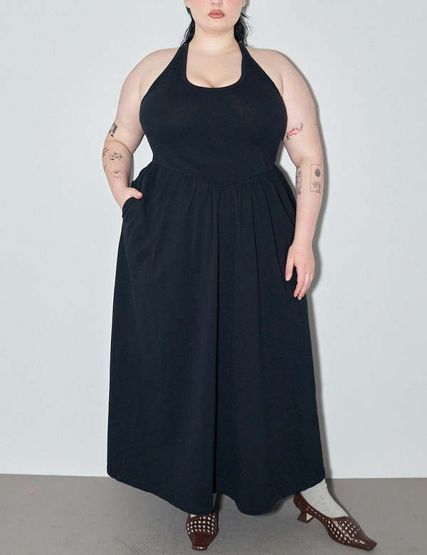 the black dress company Womens Black Polo Dress main image 1