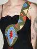Fashion Brand Company Black Snake Mini Dress - Black/Multi - Thumbnail 3