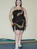 Fashion Brand Company Black Snake Mini Dress - Black/Multi - Thumbnail 7