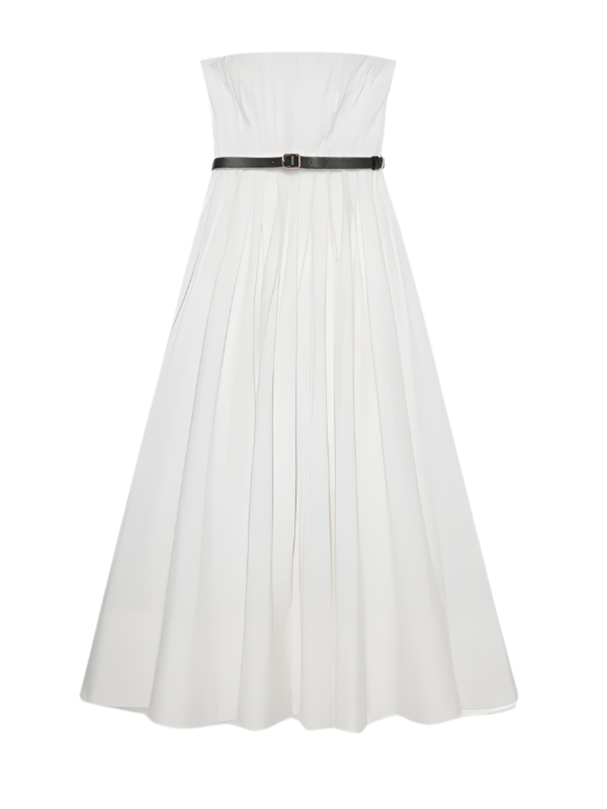 Simkhai Thalia Bustier Midi Dress - White | Garmentory